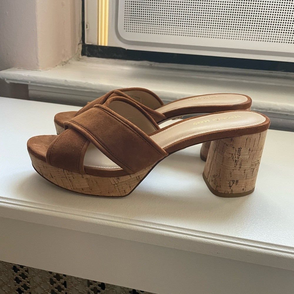 Veronica Beard Suede Sandals